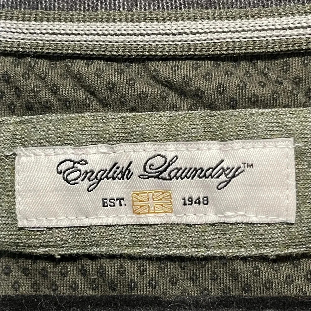 English Laundry Pull up  sweatshirt 1/4 zipper - Picture 8 of 10